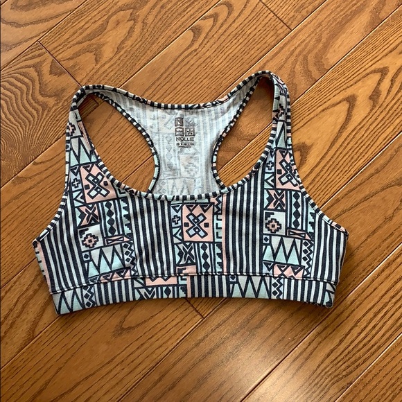 Nollie Other - Women’s Sports Bra Geometric Shapes Aztec Indian